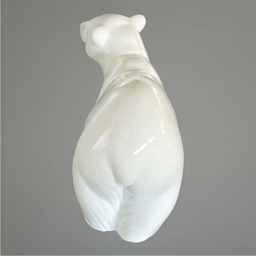 Lladro Standing Polar Bear #1207 Glazed Figurine Tag On Bottom No Box-PERFECT - Picture 5 of 10
